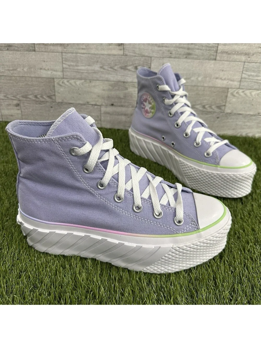Converse CTAS Hi Pastel Gradient 2X Lift Platform Women's Sneakers A00558C 7